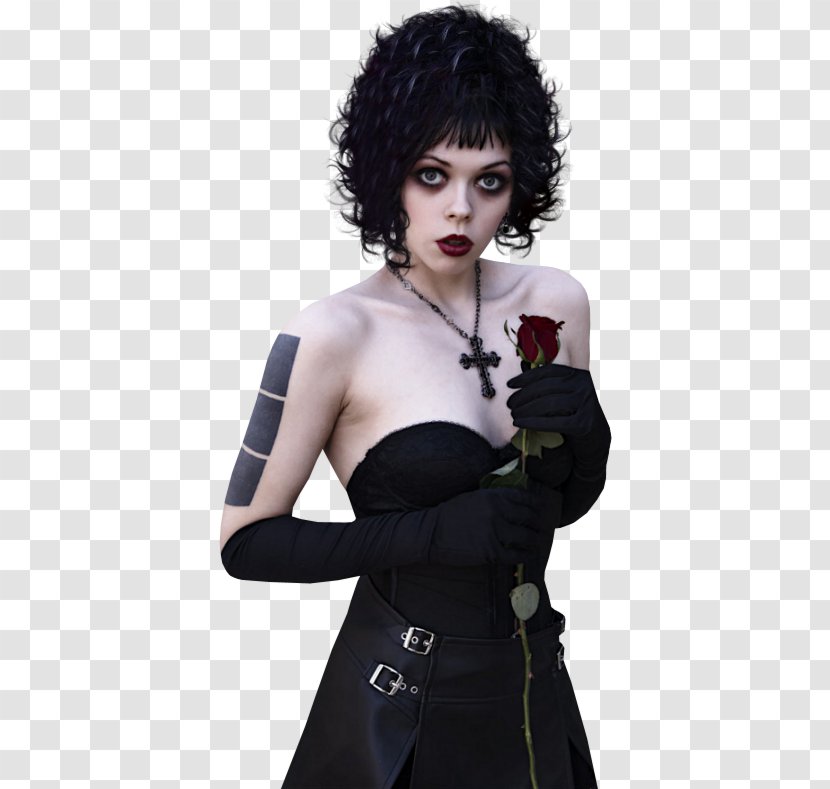 Goth Subculture Woman GIF Gothic Fashion - Clinic Women Transparent PNG