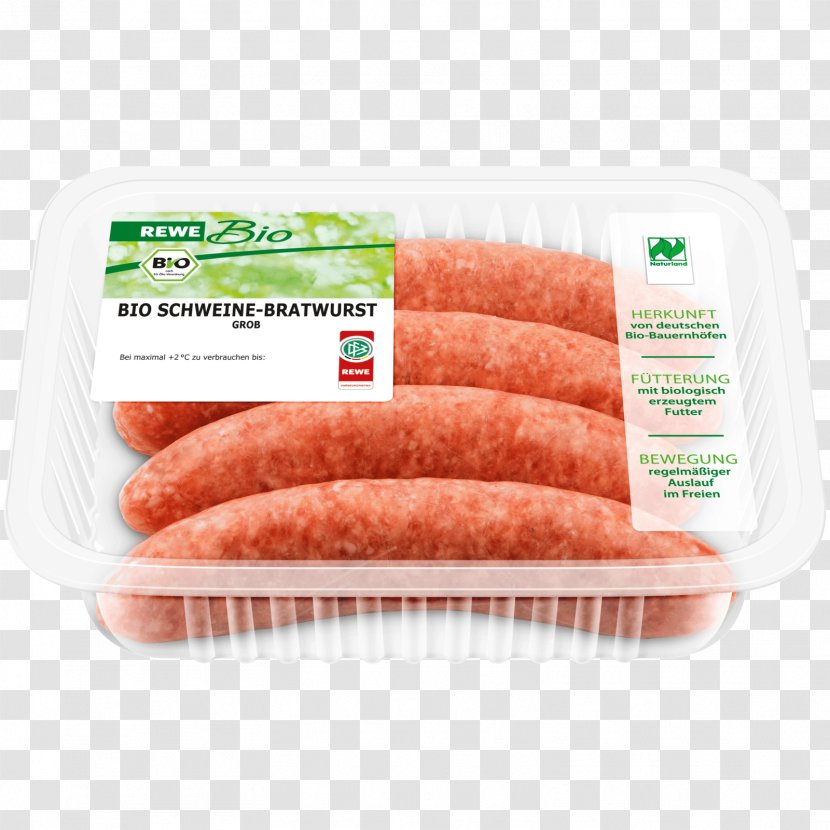 Bratwurst Knackwurst Frankfurter Würstchen Bockwurst Mettwurst - Food - Sausage Transparent PNG
