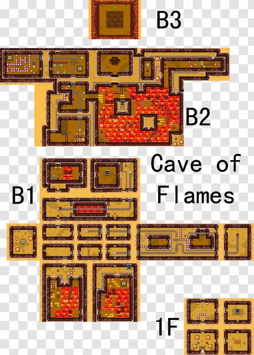 Map Cap D'Agde The Legend Of Zelda Dungeon Crawl Flames - Agde Transparent PNG