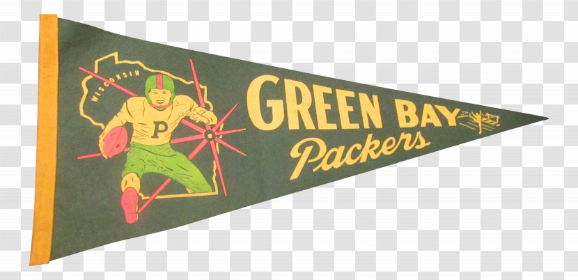 Green Bay Packers Atlanta Braves MLB World Series Pennant - NFL Transparent PNG