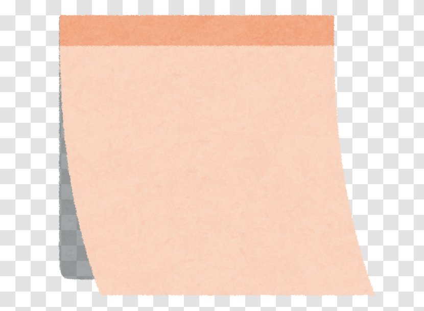 Paper Rectangle - Peach - Angle Transparent PNG