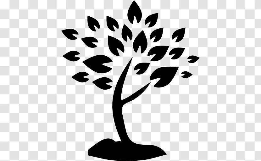 Computer Icons Ron's Tree Service - Monochrome - Many Leaves Transparent PNG