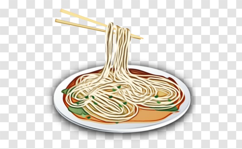 Chinese Noodles Soba Bucatini Spaghetti Cuisine - Paint - Linguine Pici Transparent PNG