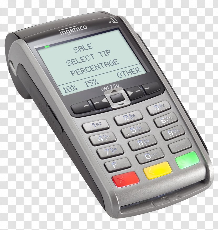 Credit Card Payment Terminal EMV PIN Pad - Contactless Transparent PNG