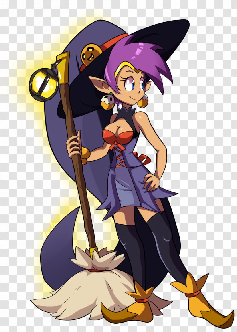 Shantae: Risky's Revenge Half-Genie Hero Shantae And The Pirate's Curse Character Fan Art - Silhouette - Smurfs Halfgenie Transparent PNG