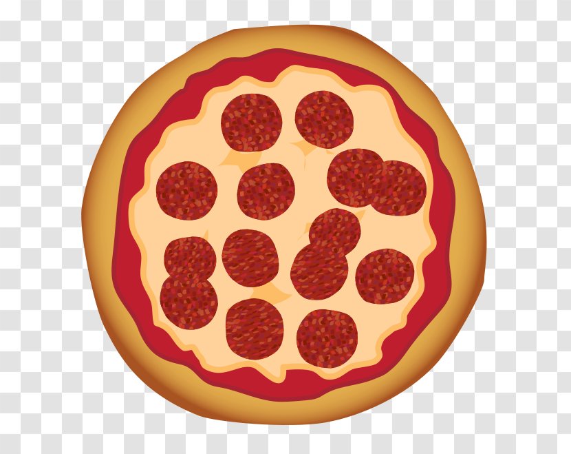 Pizza Pepperoni Salami Clip Art - Royalty Free Transparent PNG