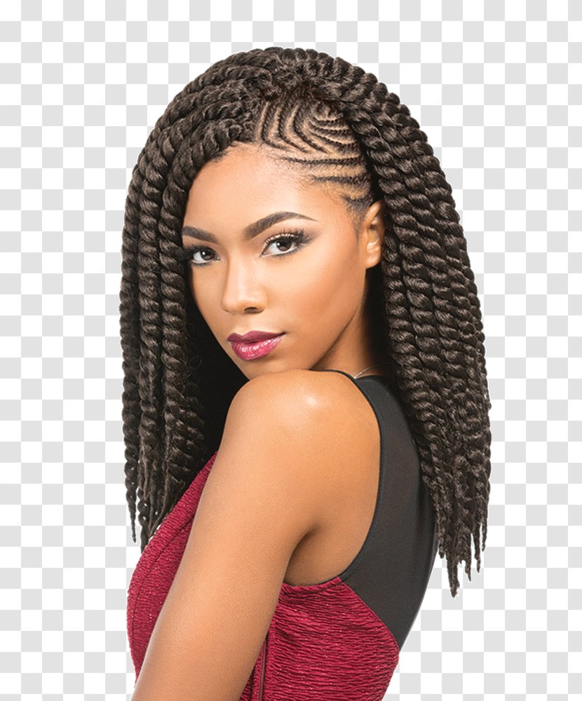 Hair Twists Crochet Braids Artificial Integrations Hairstyle - Afrotextured Transparent PNG
