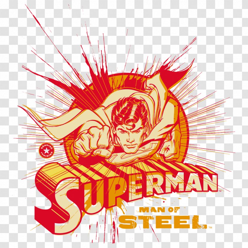 Clark Kent T-shirt Darkseid Superman Logo Cartoon - Red Transparent PNG