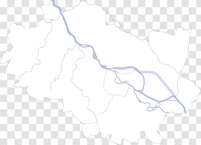 Rzeki We Wrocławiu Ślęza Rzeka Główna Map - White Transparent PNG