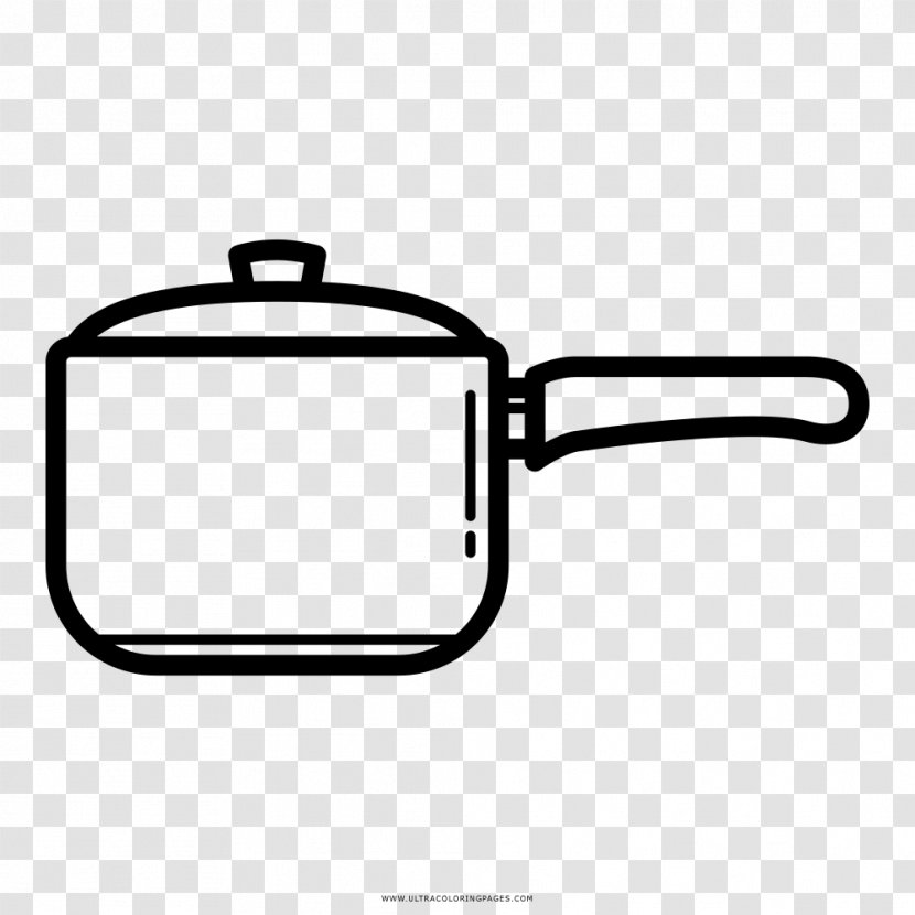 Cookware Coloring Book Drawing Line Art - Kitchen Transparent PNG