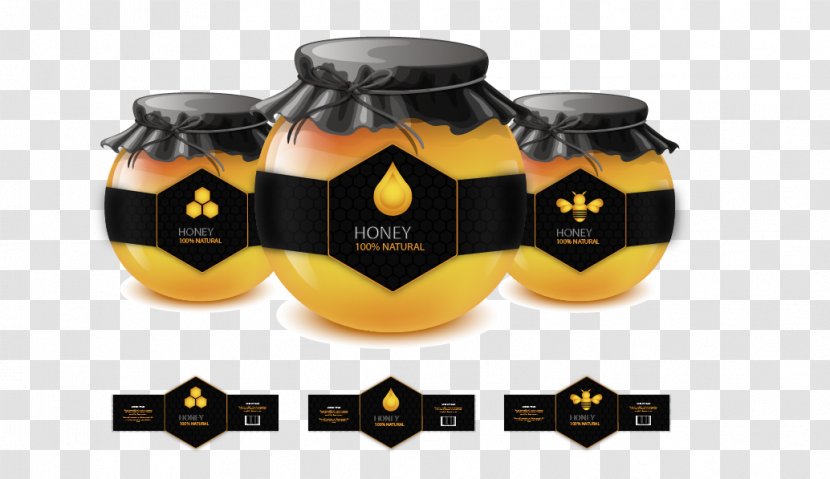 Honey Packaging And Labeling - Yellow - Package Transparent PNG