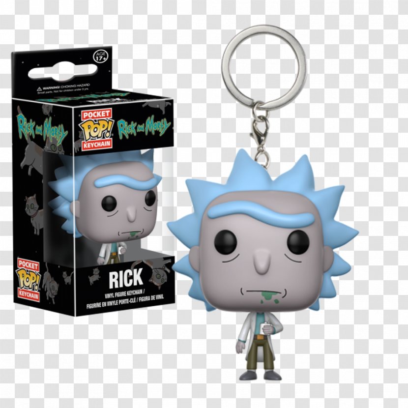 Rick Sanchez Morty Smith Funko Key Chains Meeseeks And Destroy - Chain - Toy Transparent PNG