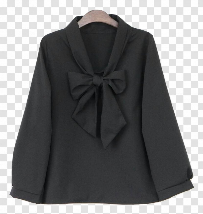 Sleeve Neck Black M - Outerwear - Wc Transparent PNG