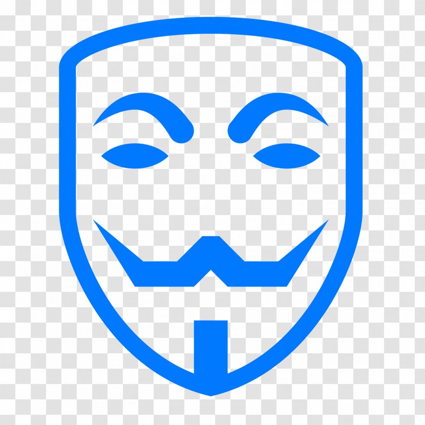 Anonymous Guy Fawkes Mask - Anonymity Transparent PNG