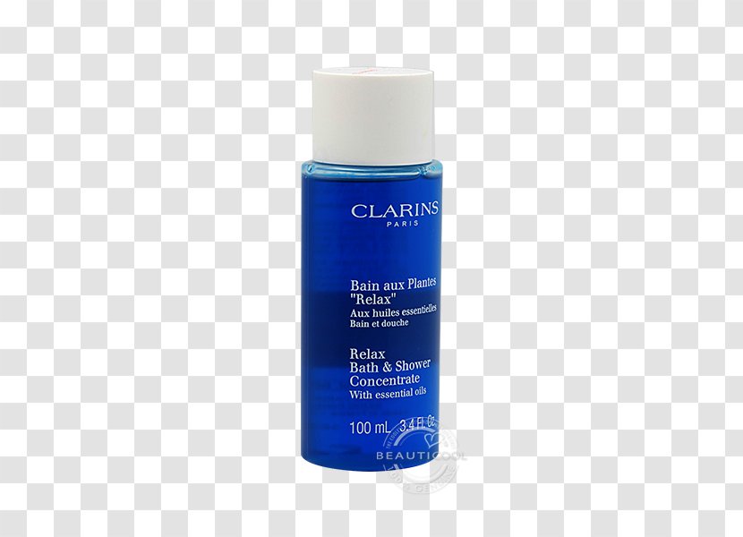 Lotion Cobalt Blue Solvent In Chemical Reactions - Deodorant - Clarins Transparent PNG