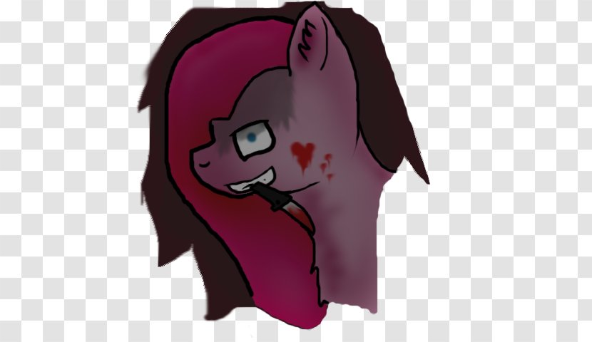 Horse Cartoon Illustration Mouth Pink M - Flower - Hello There Transparent PNG