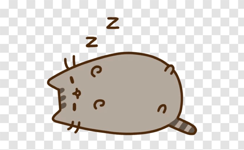 Gfycat Pusheen Sleep - Cat Transparent PNG