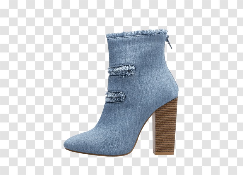 Boot Suede Botina Shoe Denim Transparent PNG