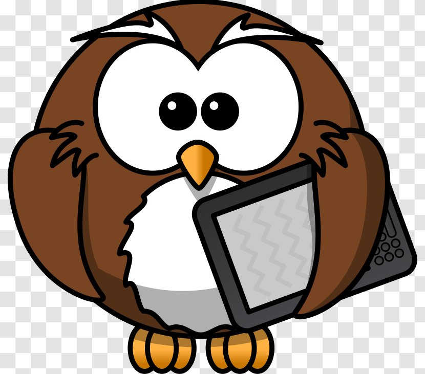 Owl Cartoon Clip Art - Line - Ebook Cliparts Transparent PNG