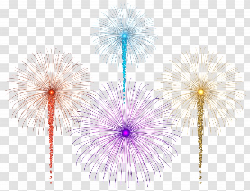 Petal Symmetry - Fireworks For Dark Images Clip Art Transparent PNG