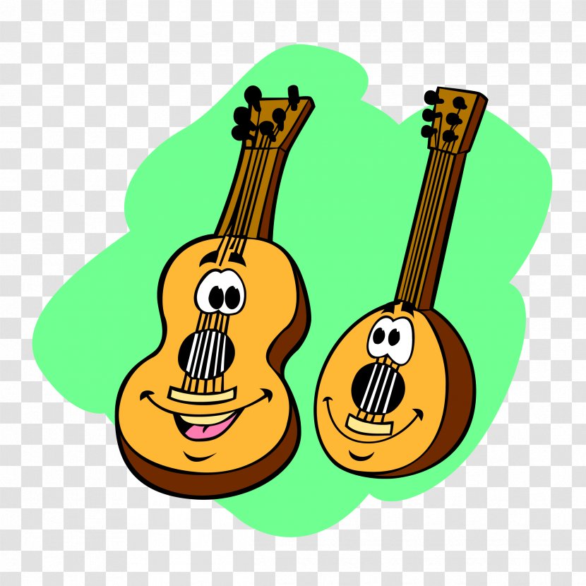 Ukulele Musical Instruments Balalaika Child - Watercolor Transparent PNG