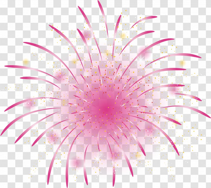 Petal Close-up - Flower - Pink Romantic Fireworks Transparent PNG