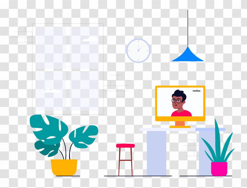 Working From Home Transparent PNG