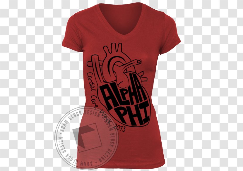 T-shirt Sleeve Logo Font - Text - Anatomical Heart Transparent PNG