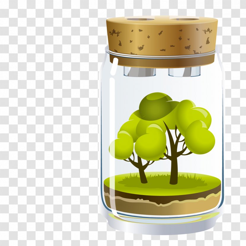Oxygen Ecosystem Illustration - Respiration - Green Tree Transparent PNG
