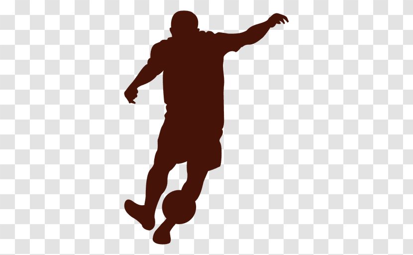 Football Player Silhouette - Arm Transparent PNG