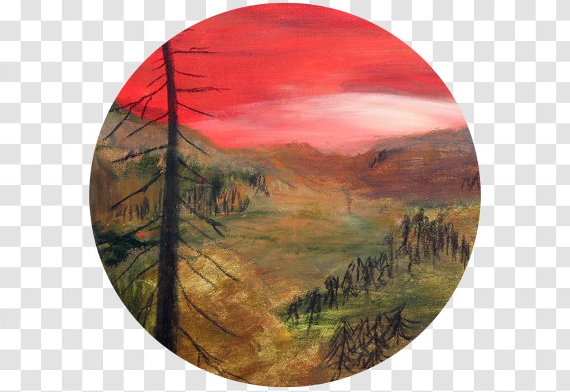 Landscape Painting Fine Art Drawing - Wildfire Transparent PNG