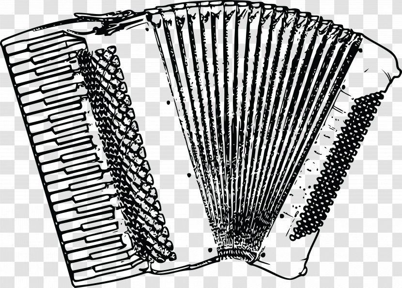 Trikiti Diatonic Button Accordion Musical Instruments Piano - Cartoon - Profiled Vector Transparent PNG