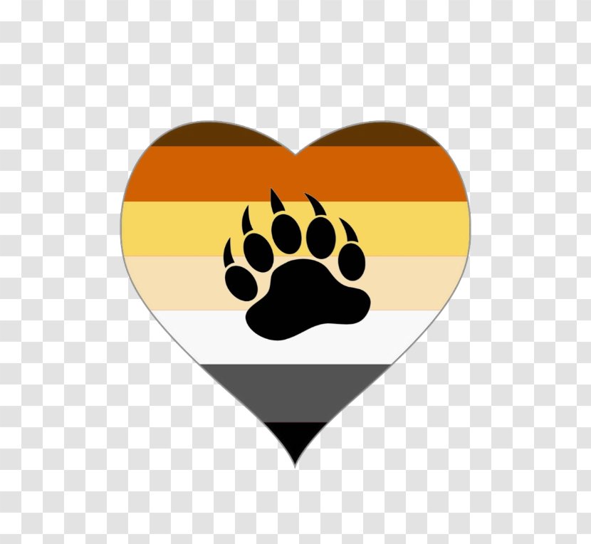 Bear Flag Snout Paw Clip Art - Cartoon Transparent PNG