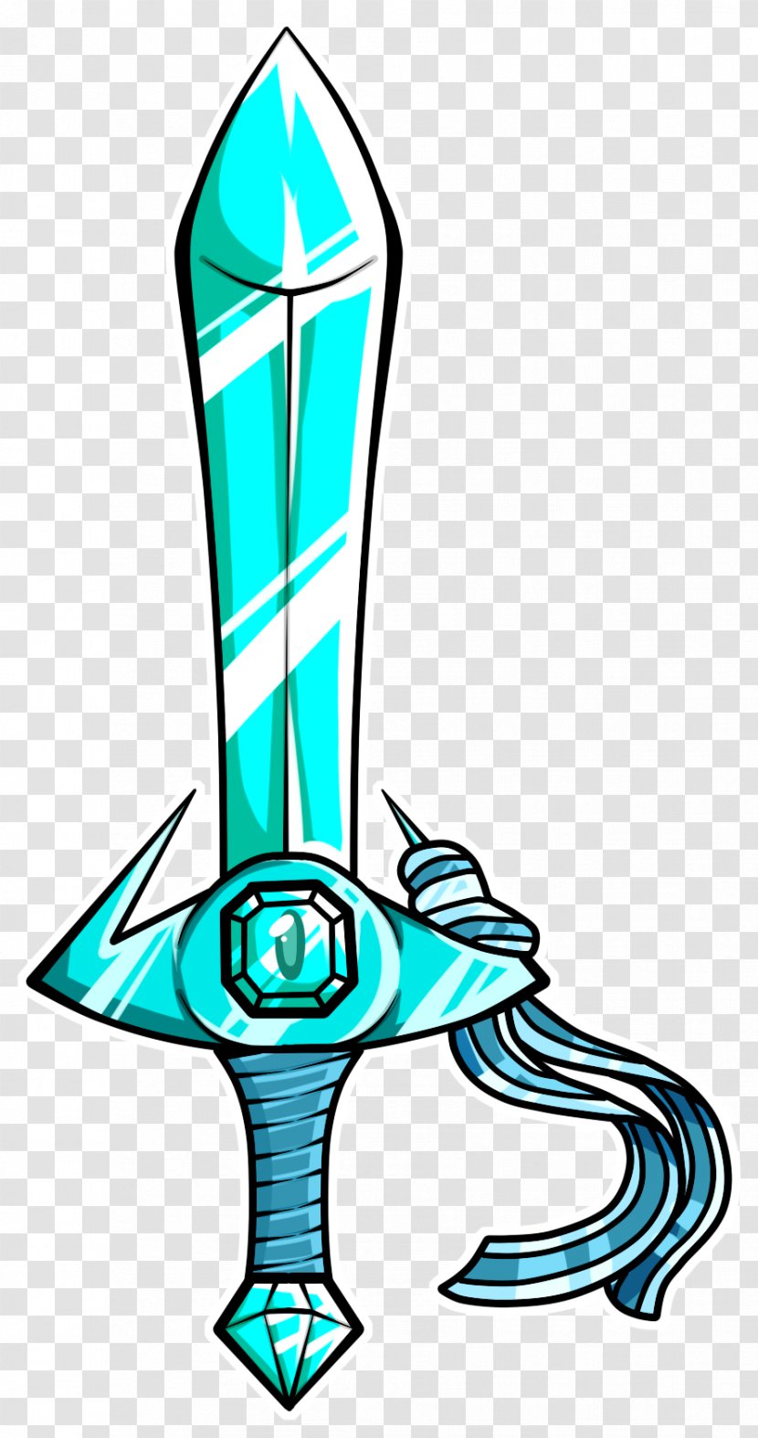 Clip Art Line - Cartoon Sword Transparent PNG