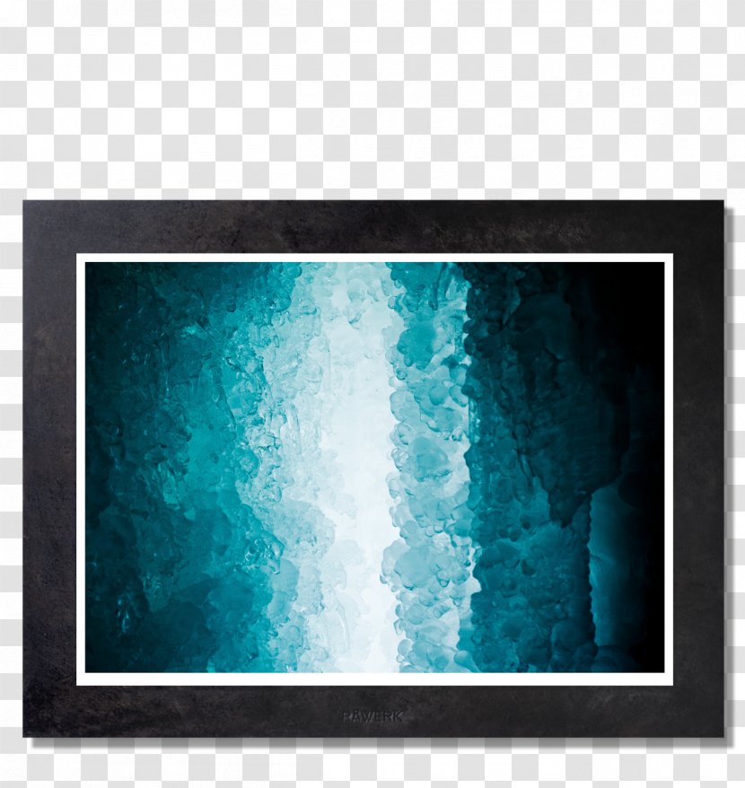 Picture Frames Desktop Wallpaper Printing - Modern Art - Blue Ice Transparent PNG