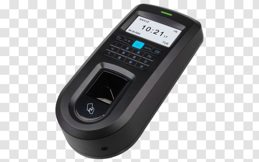 Access Control Fingerprint Radio-frequency Identification Biometrics Считыватель - System - Bell Button Transparent PNG