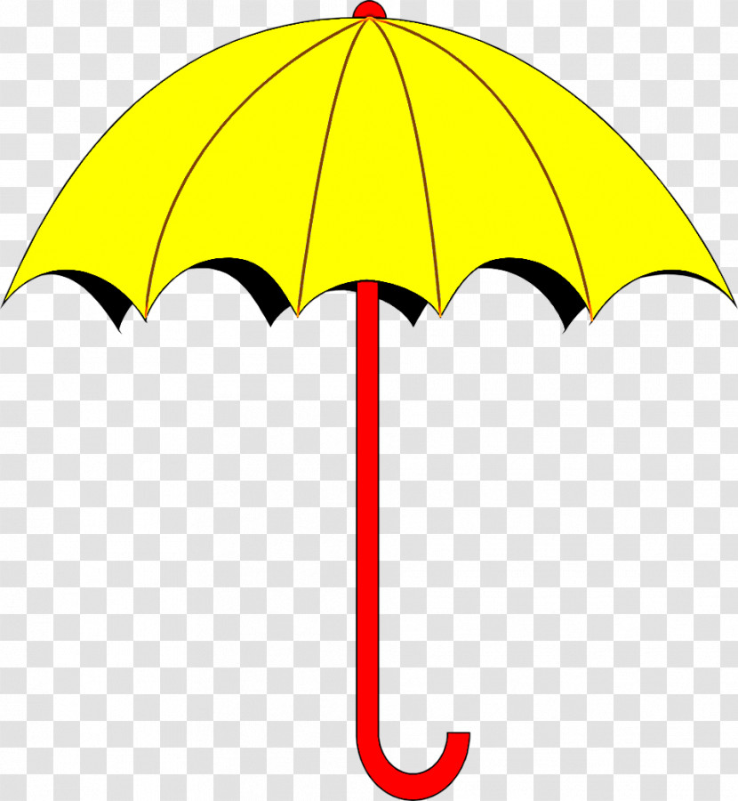 Umbrella Yellow Leaf Transparent PNG