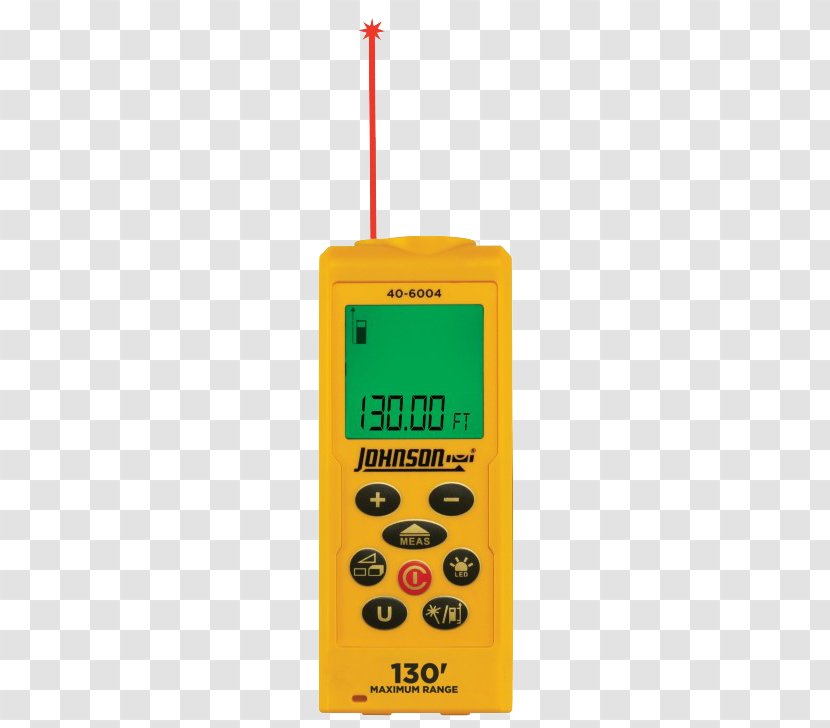 Laser Levels Rangefinder Architectural Engineering Measurement Tool - Electronics - Yellow Transparent PNG
