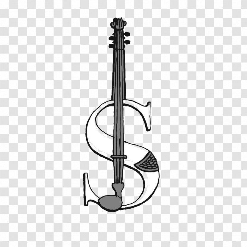 String Instruments Electric Cello Violin - Silhouette Transparent PNG