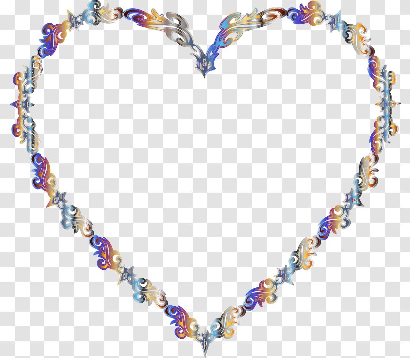 Line Art Decorative Arts Clip - Heart - Fancy Transparent PNG