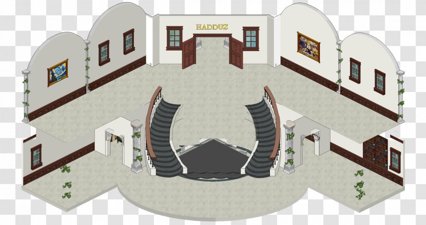 Habbo Lobby Room Virtual Community House Transparent PNG