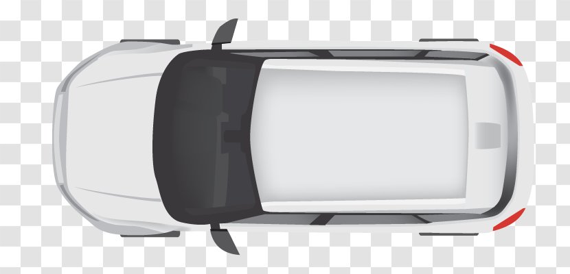 Car Mercedes-Benz - Glass - White Modern Top View Transparent PNG