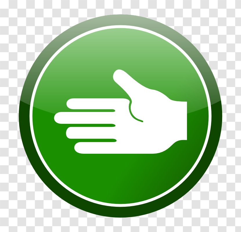Hand Circle Icon - Grass - Handshake Pics Transparent PNG
