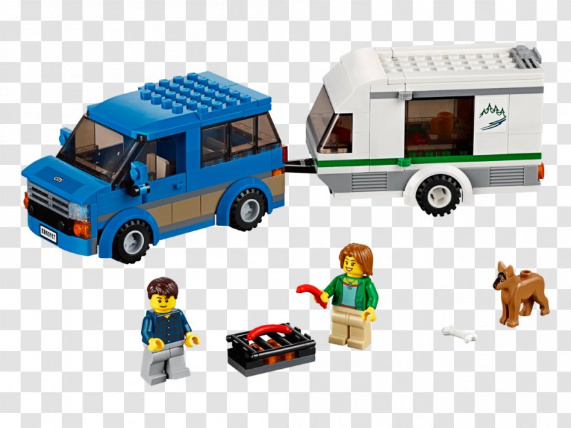 LEGO 60117 City Van & Caravan Toy Hamleys 60181 Forest Tractor - Model Car - Lego Transparent PNG