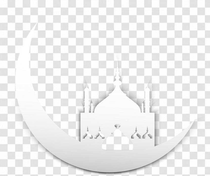 White Brand Pattern - Castle Moon Transparent PNG