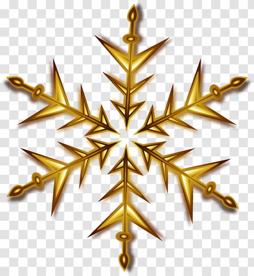 Snowflake Clip Art - Symmetry - Break Lines Cross Square Transparent PNG