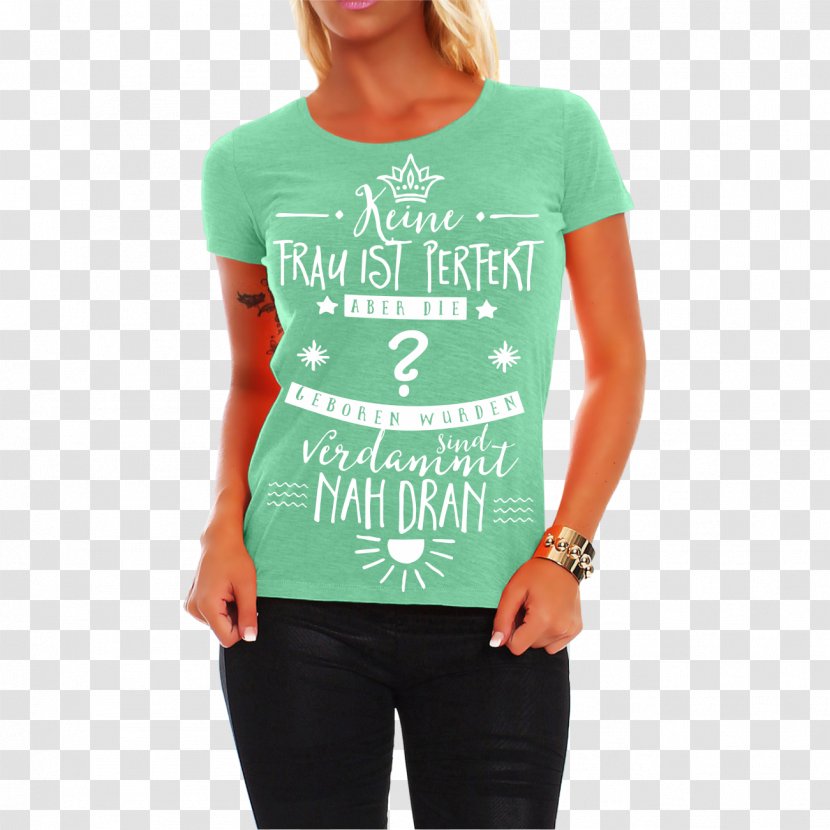 T-shirt Woman Neckline Fashion Spreadshirt - Girly Girl Transparent PNG
