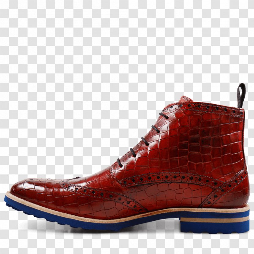 Leather Shoe Boot Walking RED.M Transparent PNG