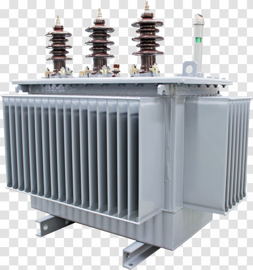 Distribution Transformer Three-phase Electric Power Electricity - Threephase - High Voltage Transparent PNG