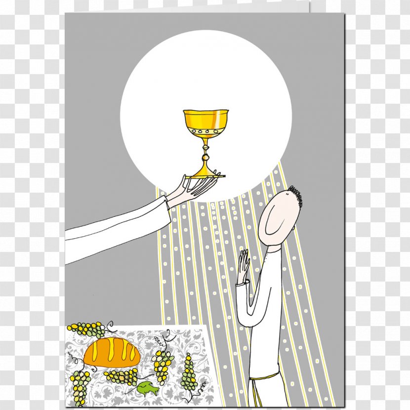First Communion Greeting & Note Cards Post Eucharist - Kartka Transparent PNG